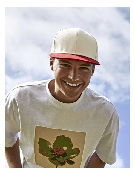BEE-B662-Contrast Flat Peak 6 Panel Cap 2